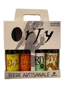 Coffret 4 * 33 + 2 sous bocks (photo recto et verso)