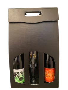 Coffret 1 * 75 cl + 2 verres 25/33 cl ou 50 cl